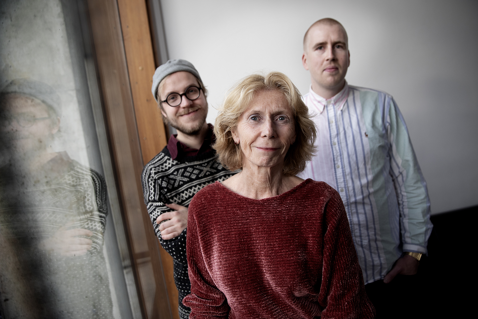 Peter Daatland, Bodil Maroni Jensen og Einar Stray Står ved siden av hverandre