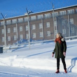 Bente Almås foran Ila fengsel