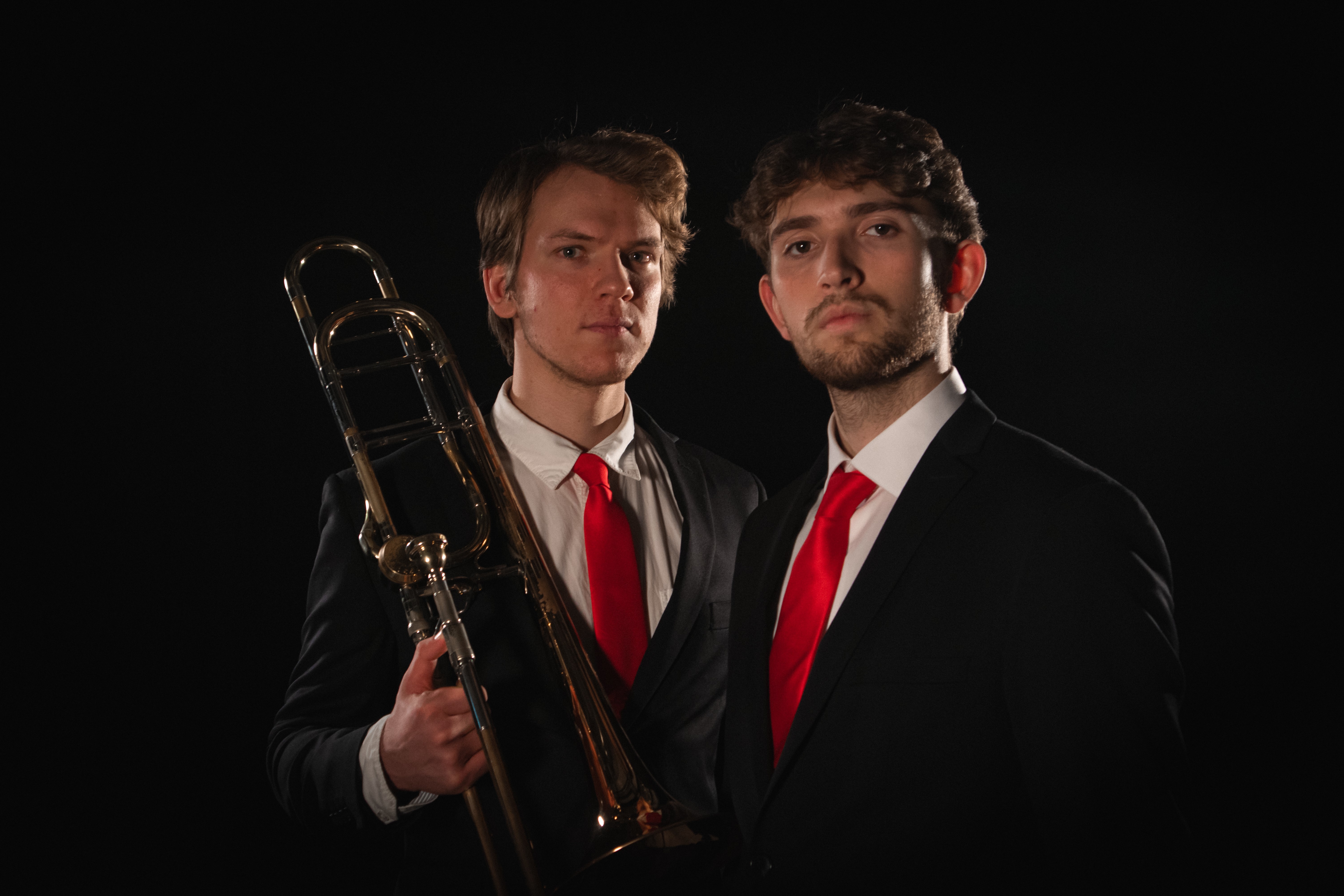 Jon Arnar Einarsson og Oskar Fagelund i Duo Nyjung