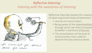 Slide som forklarer hva reflektiv lytting er