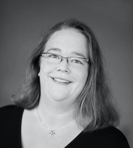 Svarthvitt-portrett av Ida Mo Schanche.