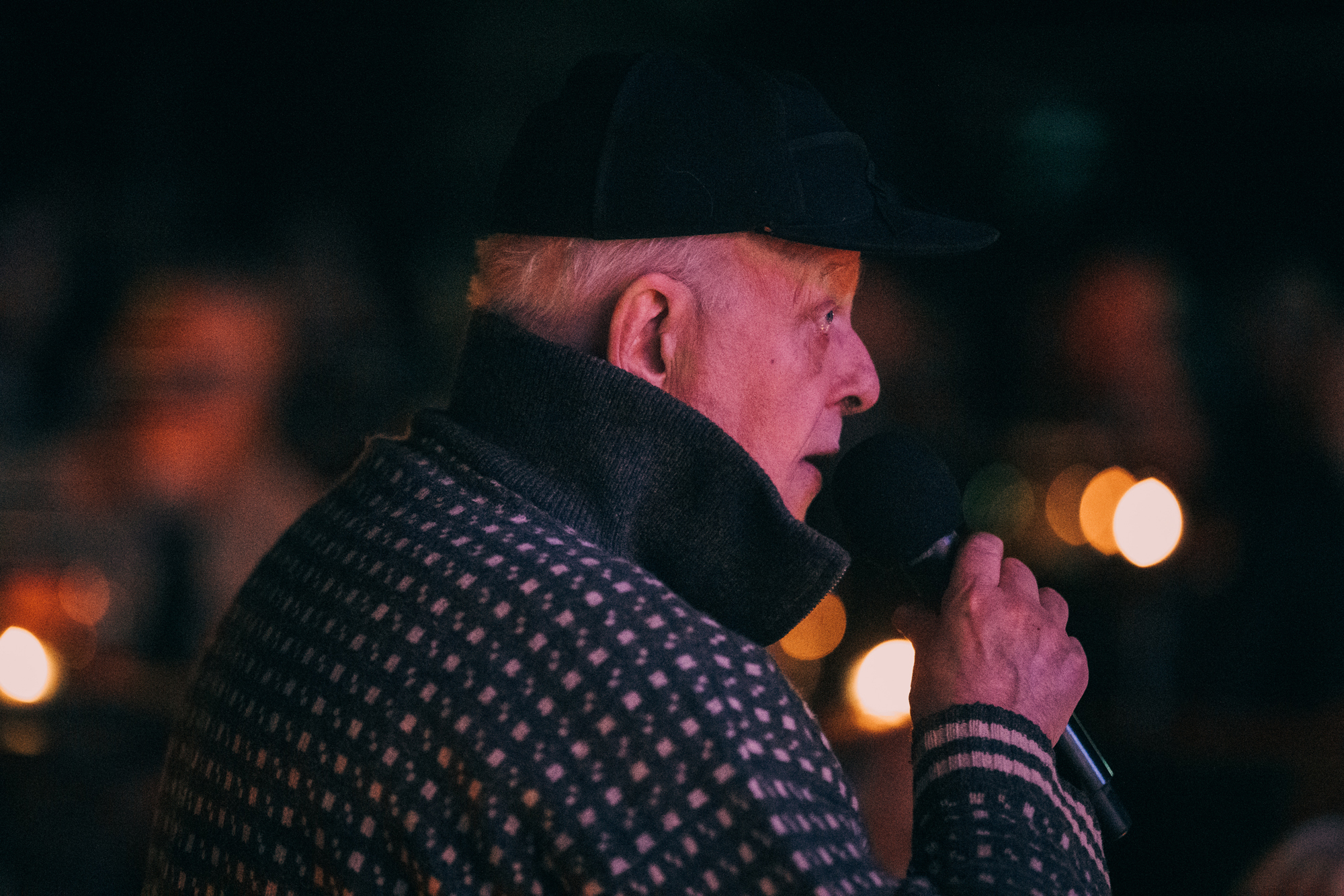 Torgrim Sollid holder tale på Nasjonal jazzscene.