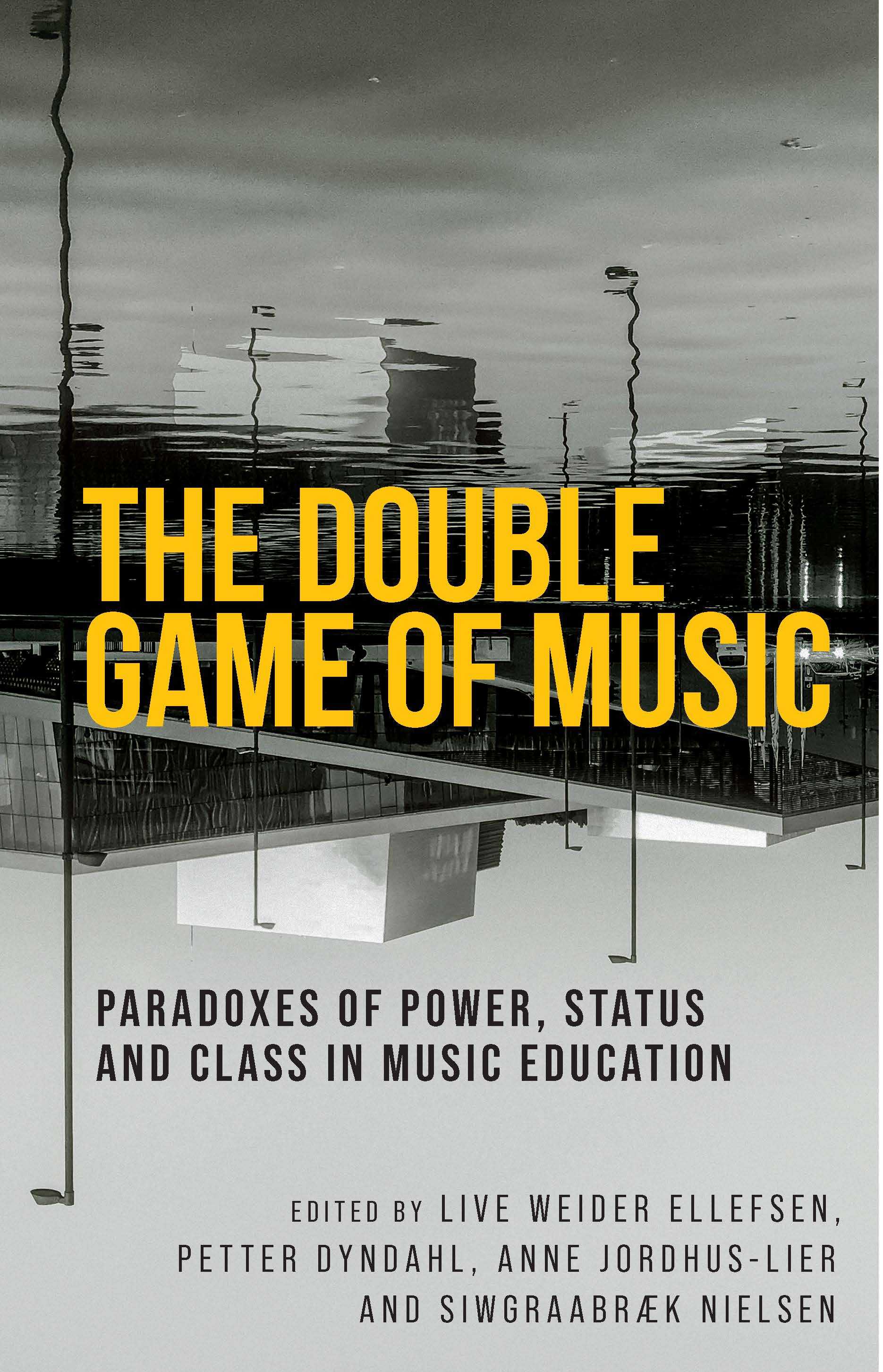 Bok-forside som viser Operahuset i Oslo som speiler seg i vannet.