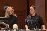 Bildet viser forfatterne av Norsk for musikere. Fra venstre: Cathrine Rysst og Katarina Jakhelln Semb.