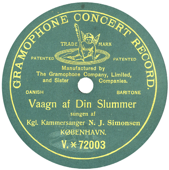 Bilde av en gammel plate. Illustrasjonsbilde.