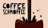 Toppen av logoen til Coffee Schmoffee