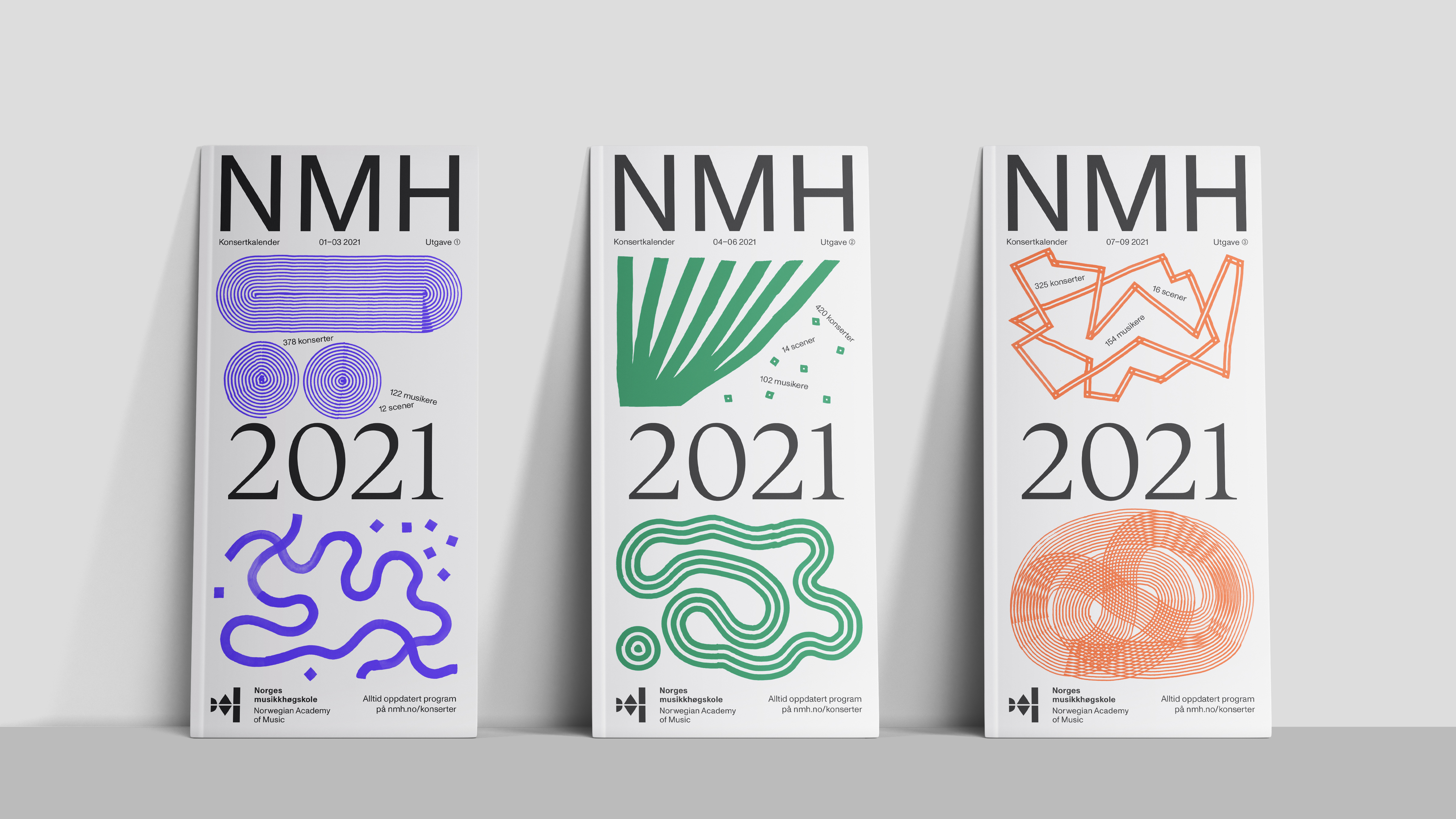 Eksempel på trykksaker med logo og diverse illustrasjoner