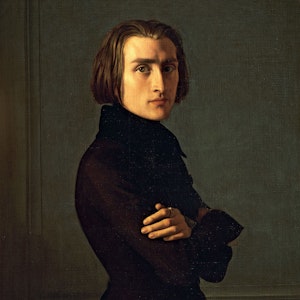Maleri av den unge Liszt