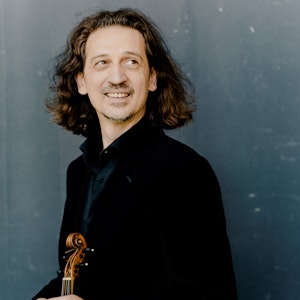 Anton Steck med fiolin