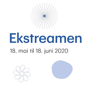 Logoen til Ekstreamen 2020. Teksten leser "Ekstreamen. 18. mai til 18. juni 2020".